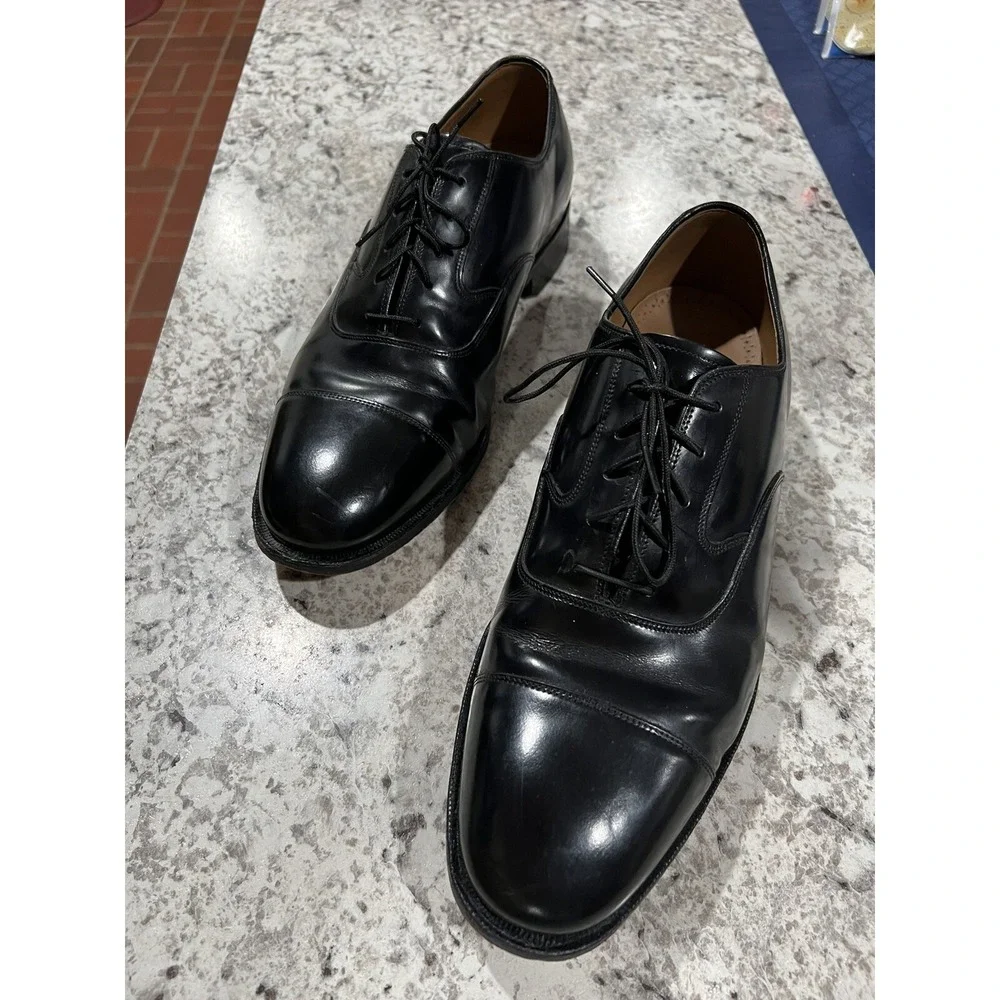 Black Men's Johnston And Murphy Shoes Size 10